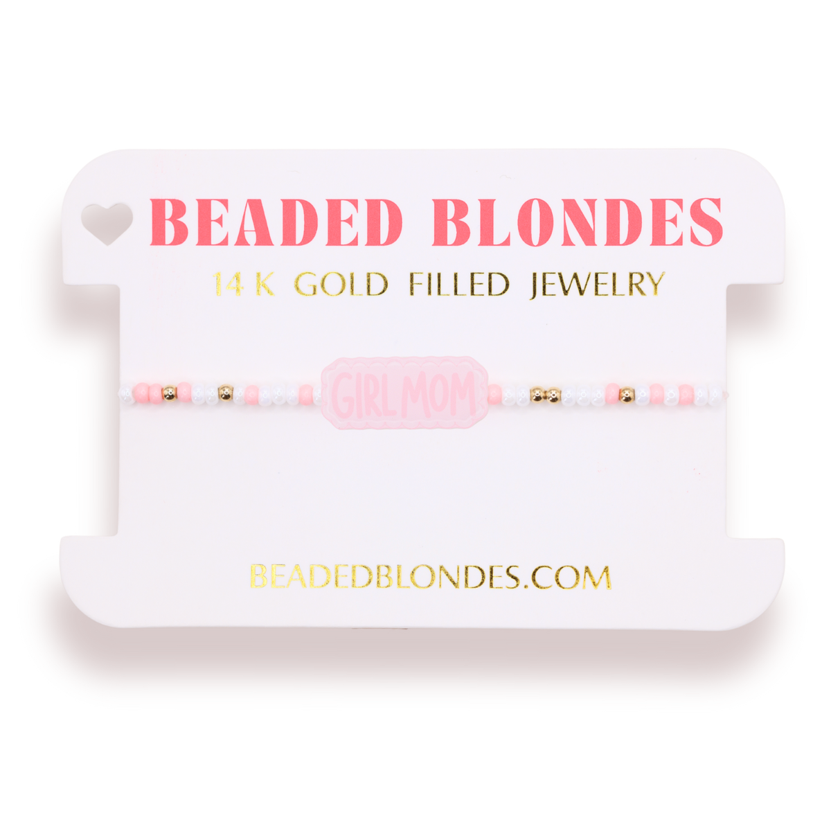 Girl Mom Bracelet on Color: Standard 6.75 Inch