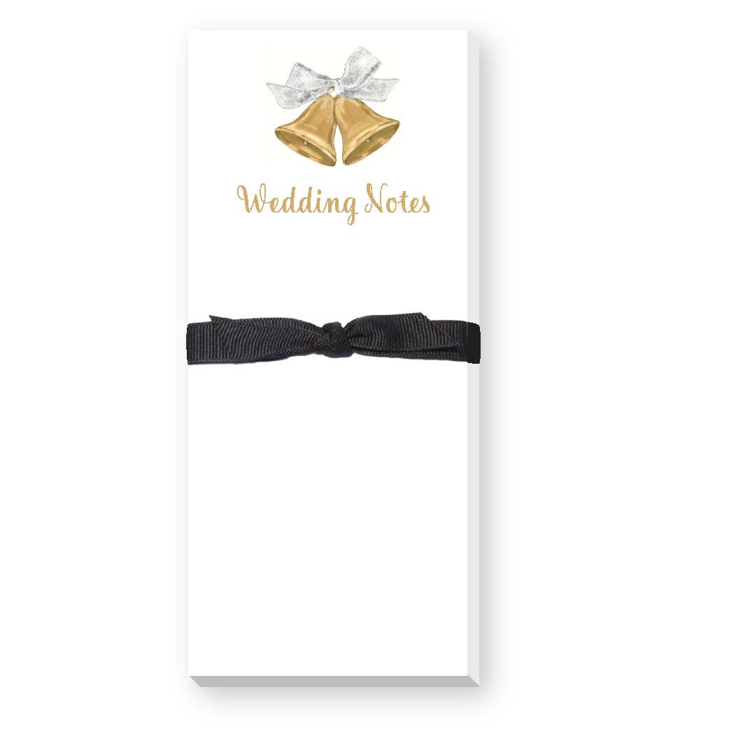 WEDDING NOTES SKINNIE NOTEPAD - Persnickety Shop