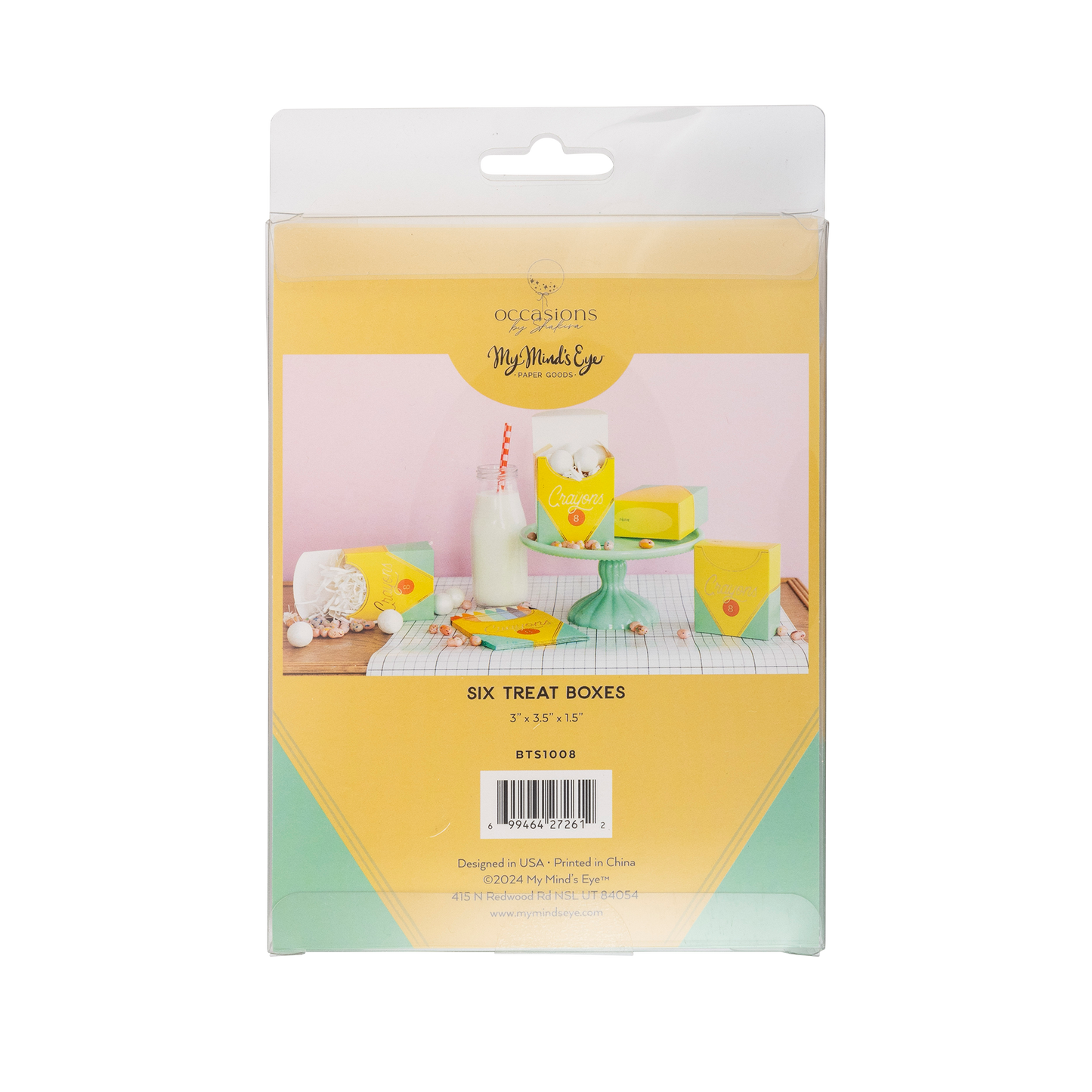 BTS1008 - Occasions by Shakira - Crayon Treat Boxes - Persnickety Shop