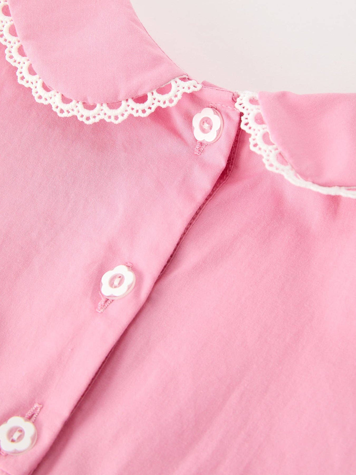 Baby Girls FALL Pink Floral Embroidered Smocked Bubble Romper: 12M