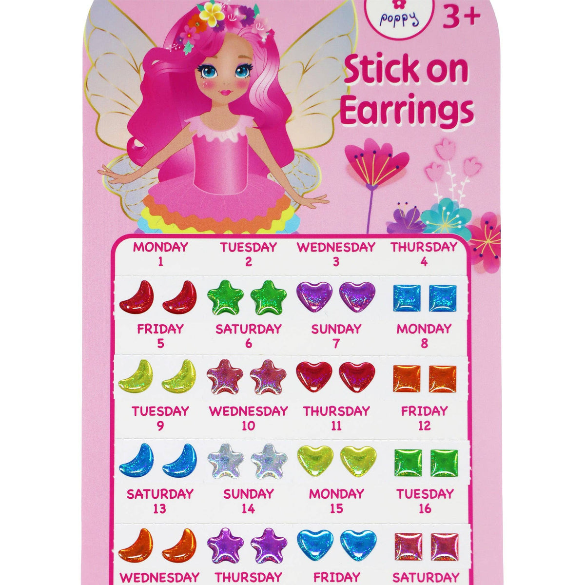 30 Pairs Fairy Magic Stick On Earrings | Pack of 12