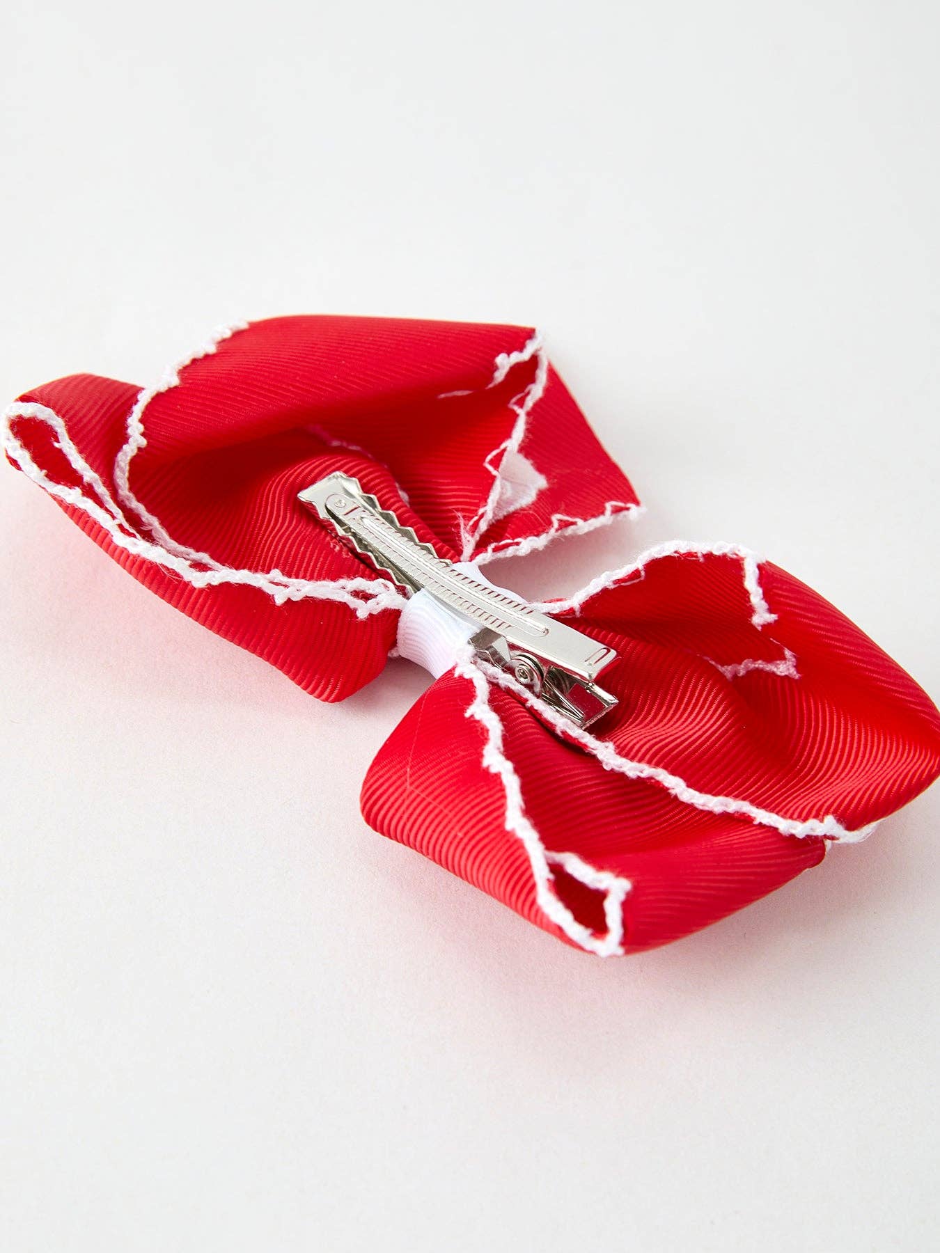 Christmas Santa Hair Bow - Persnickety Shop