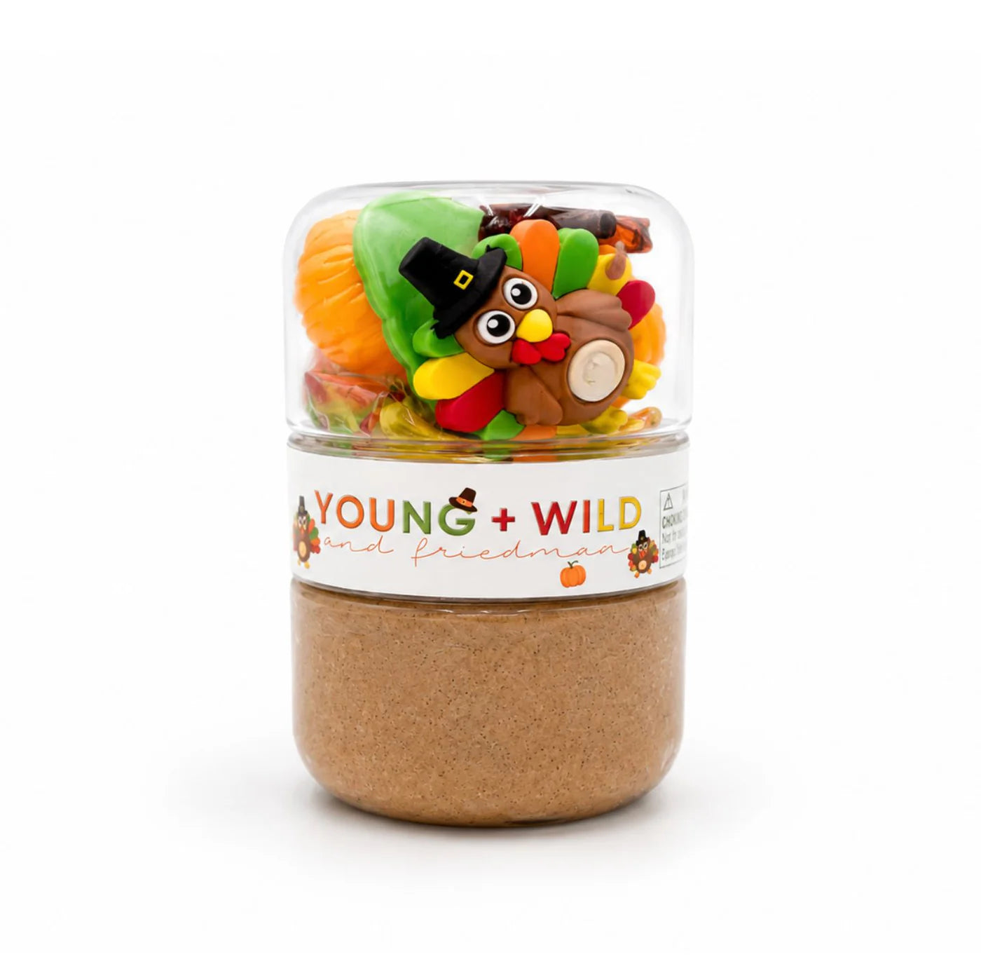 *PRE ORDER* Grab & Go Dough Jar - Make a Turkey - WS - Young Wild & Friedman