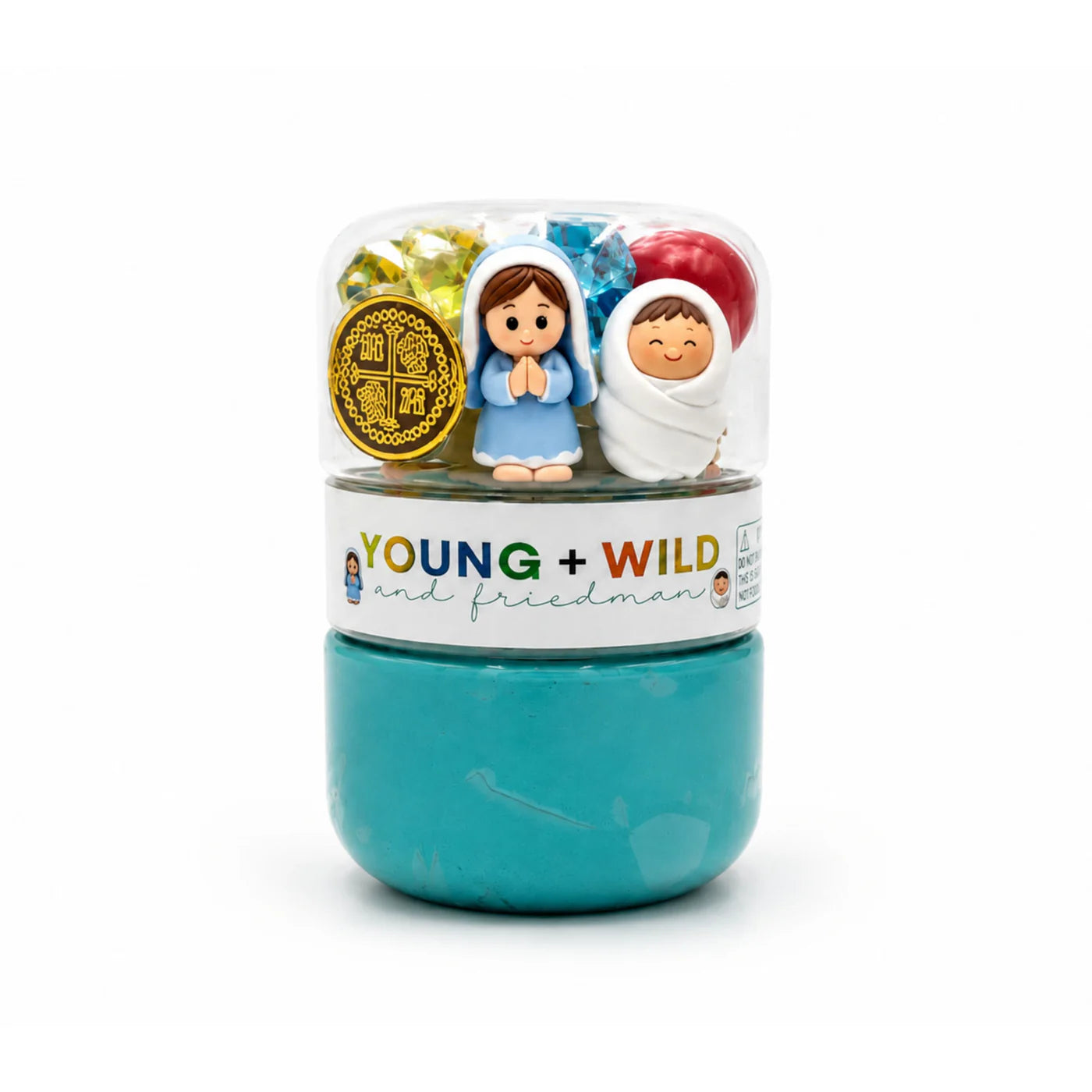 *PRE ORDER* Nativity Grab & Go Dough Jar - YOUNG WILD & FRIEDMAN