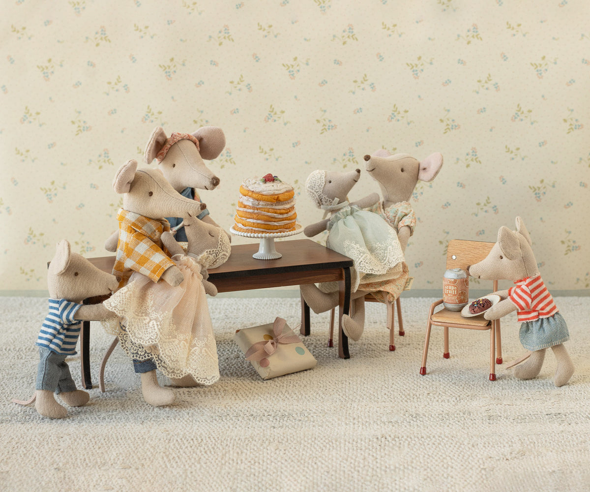 Maileg Baby mouse in gown - Powder - Persnickety Shop