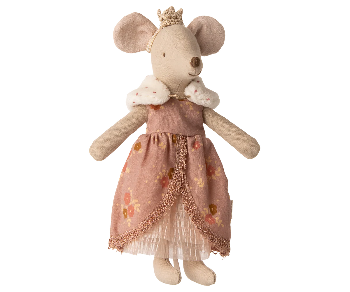 Maileg NEW Queen dress, Mum mouse