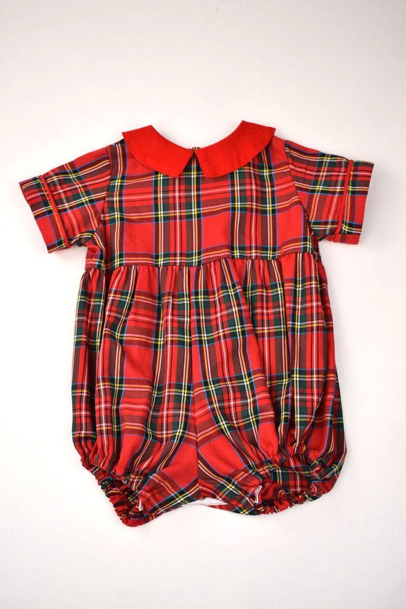 Funtasia Too CHRISTMAS PLAID Boy Carter Bubble