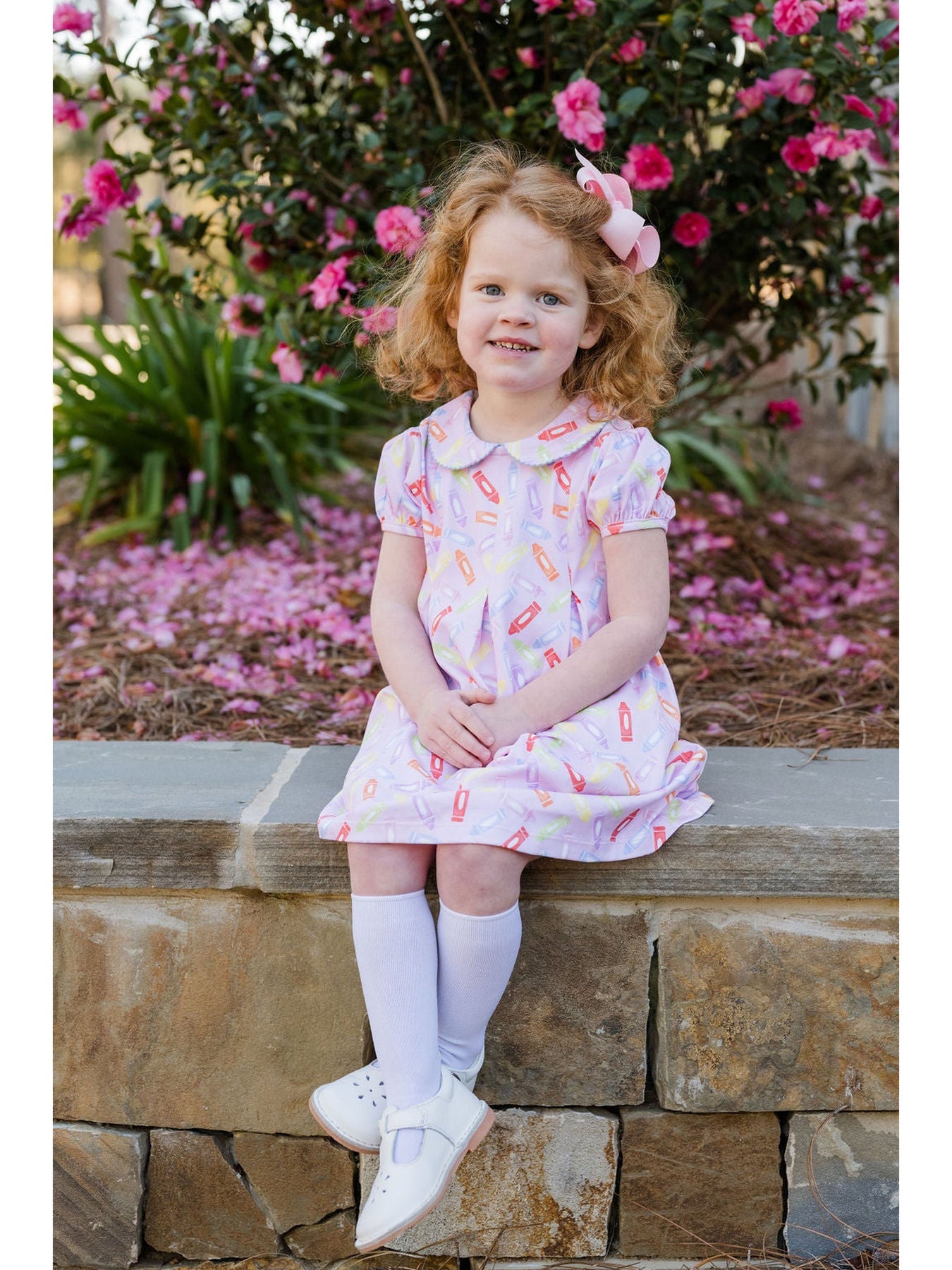 James & Lottie PENNY PLEAT DRESS - BACK TO SCHOOL KNIT - Persnickety Shop