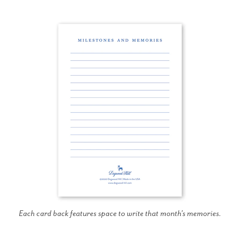 SNIPS AND SNAILS BABY MILESTONE CARDS - Persnickety Shop