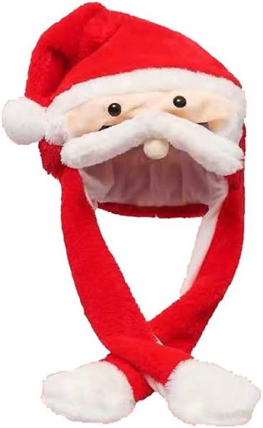 Santa Claus Hat with Moving Mustache β Festive Fun for All Ages! - Persnickety Shop