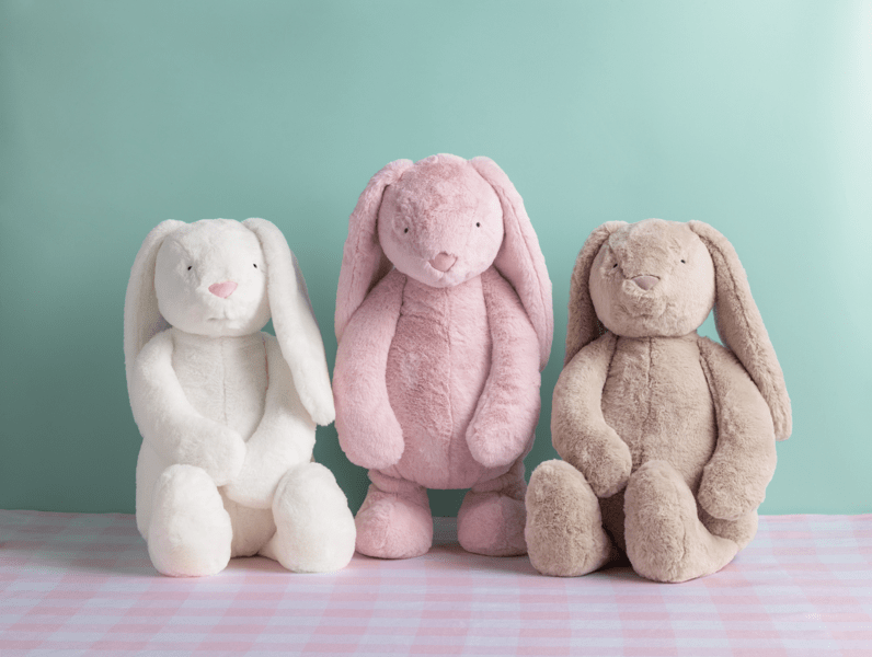 Eleanor The Pink Bunny Large Plush Pal - Persnickety Shop