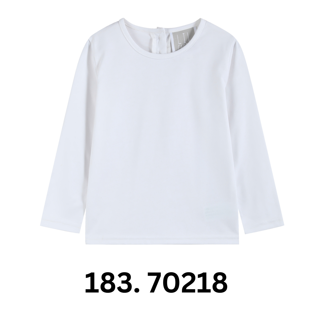 Lil Cactus White Cotton Layering Girls Shirt - Persnickety Shop