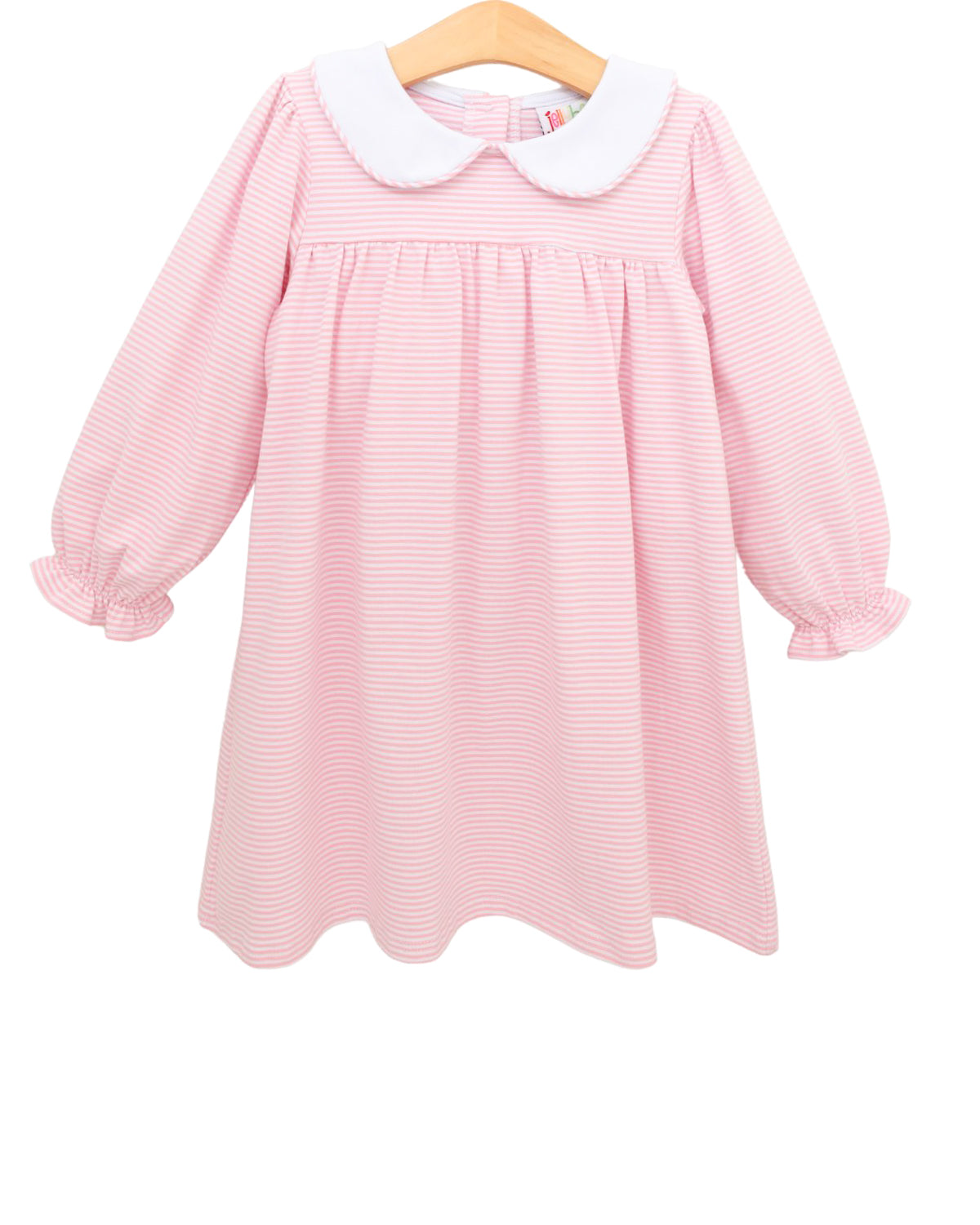 pink long sleeve smock dress Lottie Dress Pink Long Sleeve Jellybean by Smock Candy 5