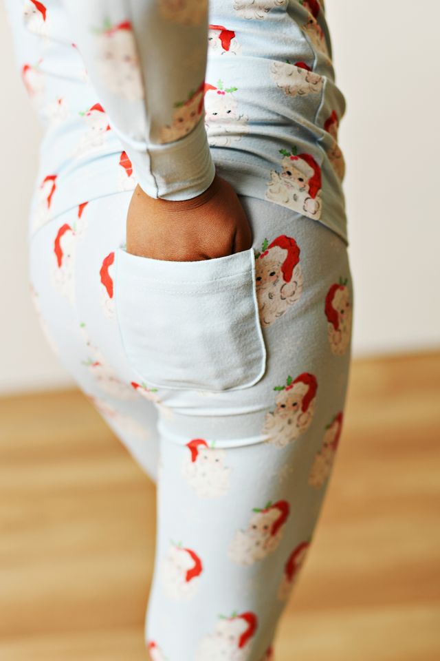 Swoon – Blue Santa Butterknit Pajama - Persnickety Shop