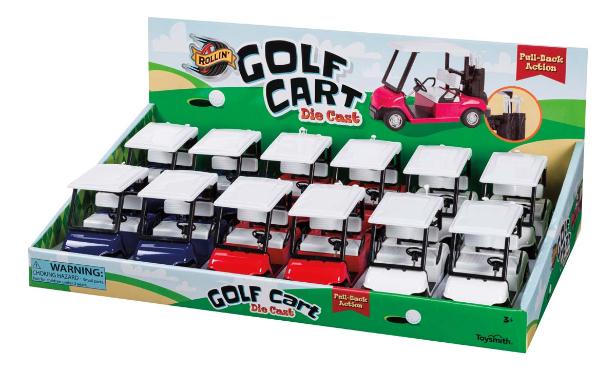 Toysmith Rollin' Pull-Back Golf Cart - Persnickety Shop