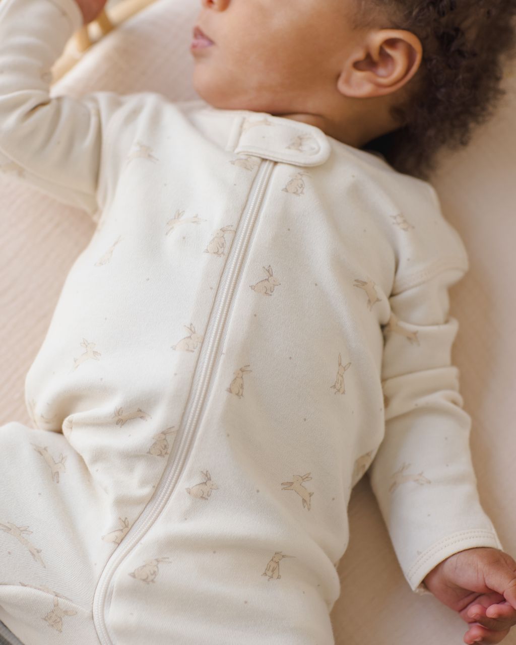 Zip Long Sleeve Sleeper Footie || Bunnies - Persnickety Shop