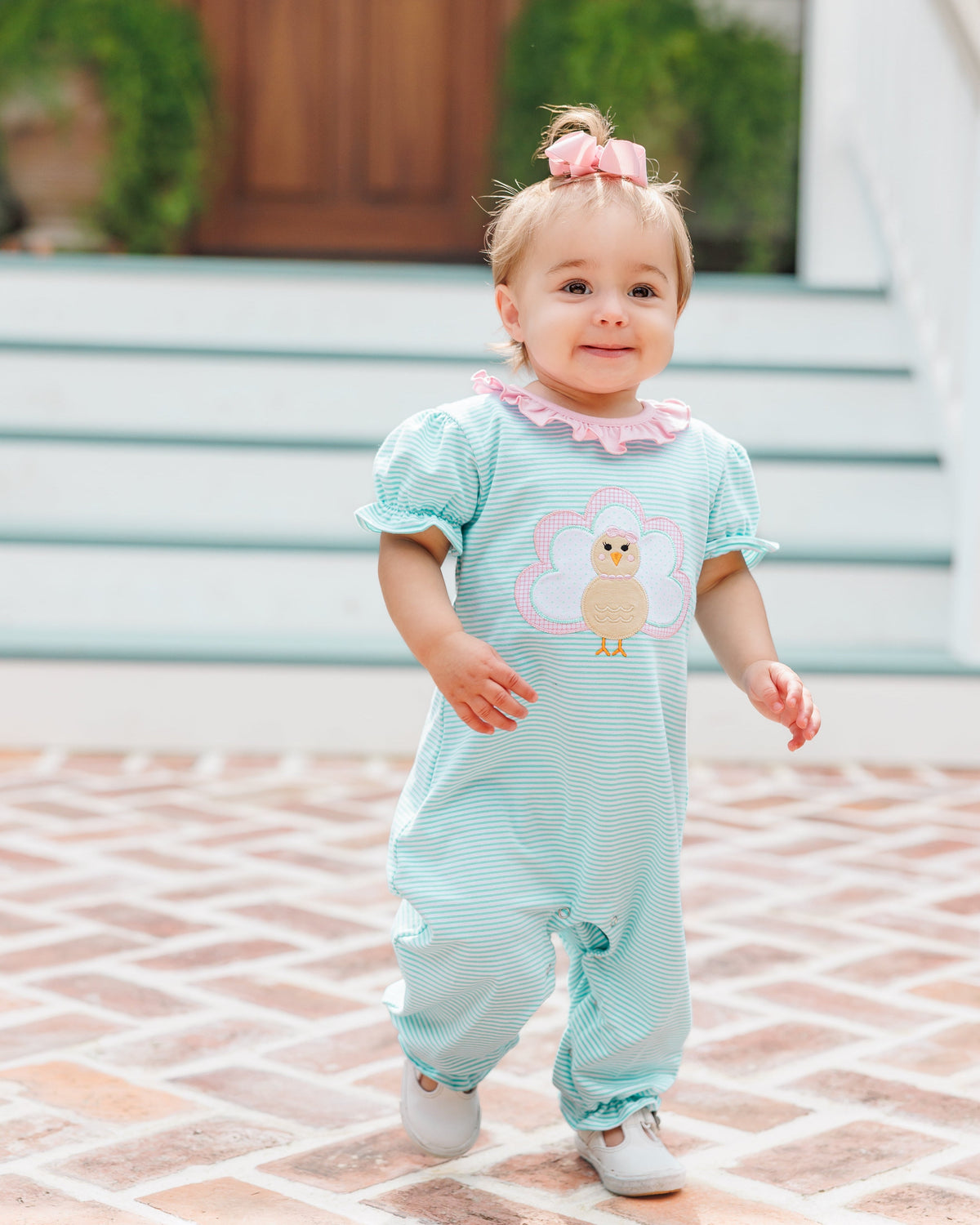 JellyBean by Smock Candy Give Thanks Ruffle Romper