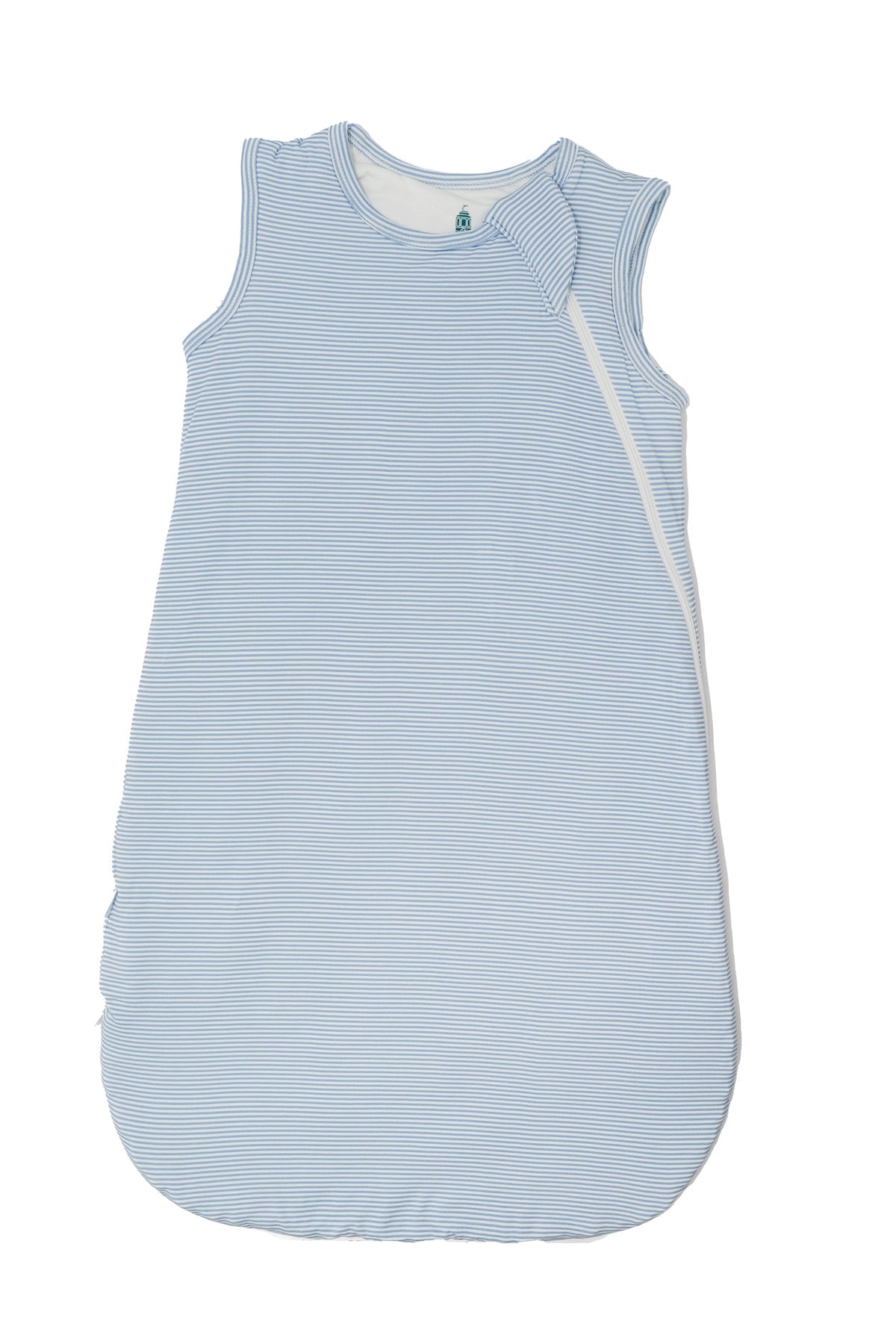Boys Sleep Bag - Dusty Blue Mini-Stripe
