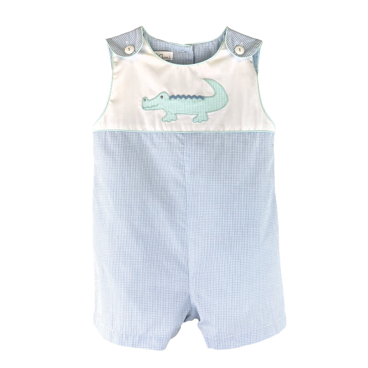 Petit Ami Sunsuit with Alligator Applique - Persnickety Shop