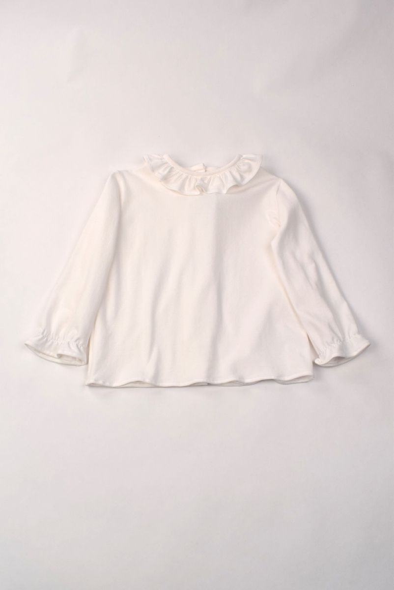 Ivory Ruffle Collar Blouse - Funtasia Too - Persnickety Shop