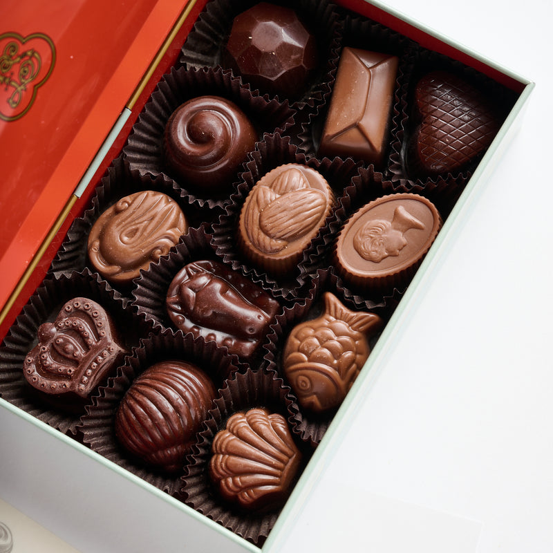 PREORDER Louis Sherry 12-Piece Box of Chocolate Truffle- Tangerine - Persnickety Shop