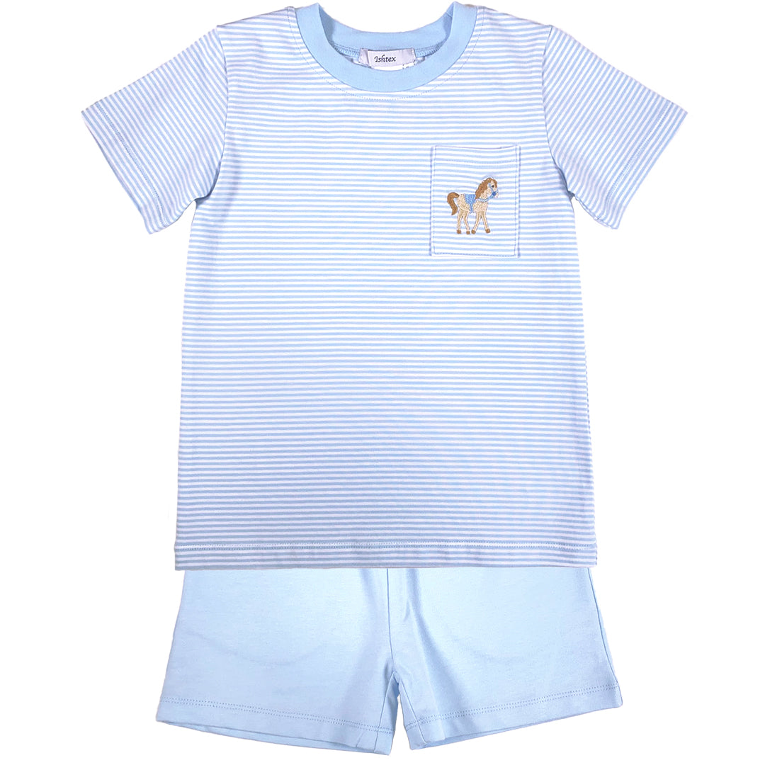Ishtex HORSE BOYS SHORTS SET - Persnickety Shop