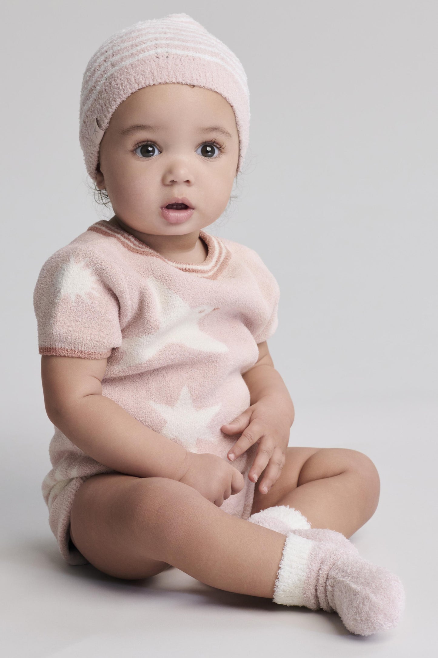 Barefoot Dreams CozyChic Lite® Baby Wavy Stripe Beanie - Persnickety Shop