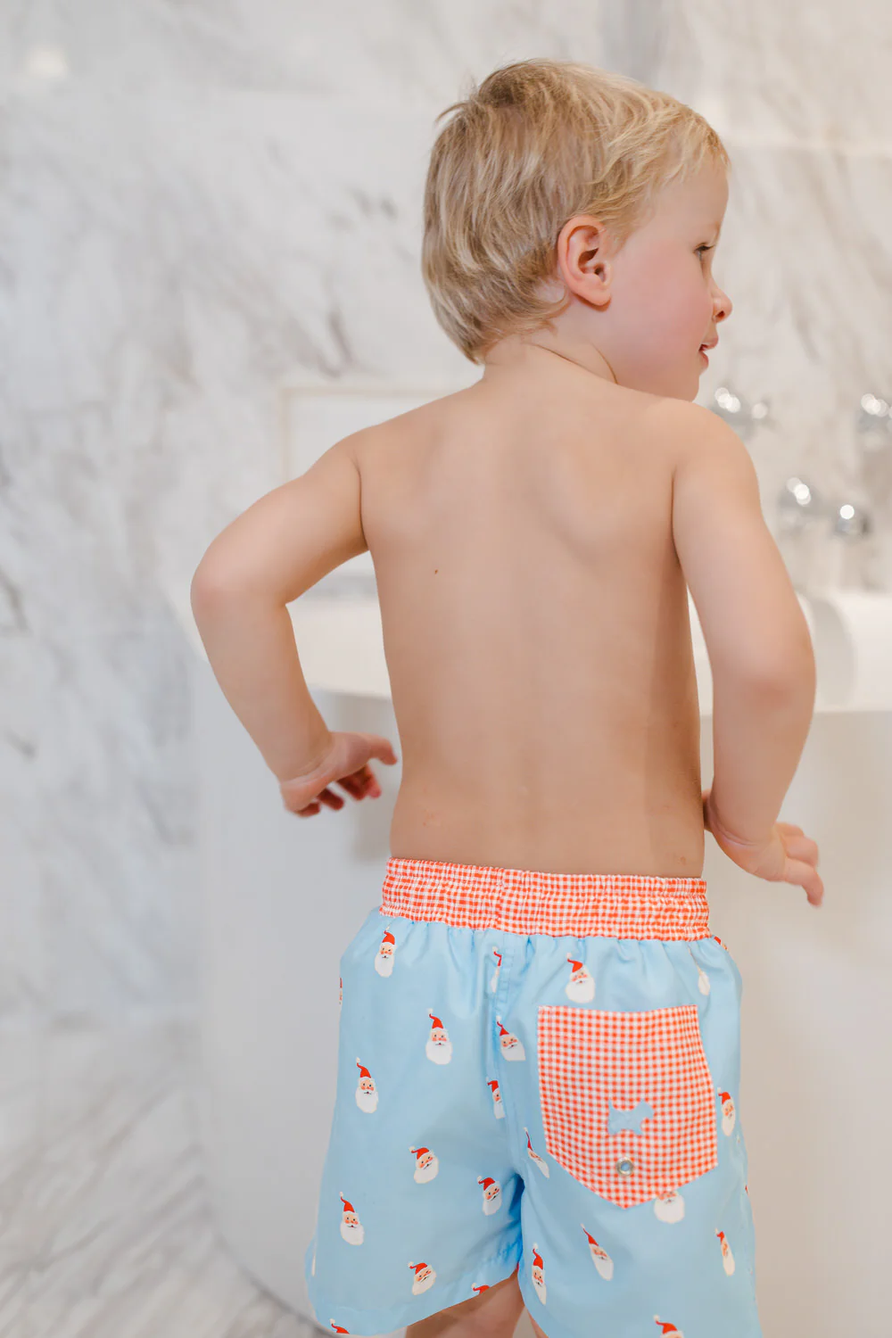 Sal & Pimenta Santa Tell Me Swim Trunks - Persnickety Shop