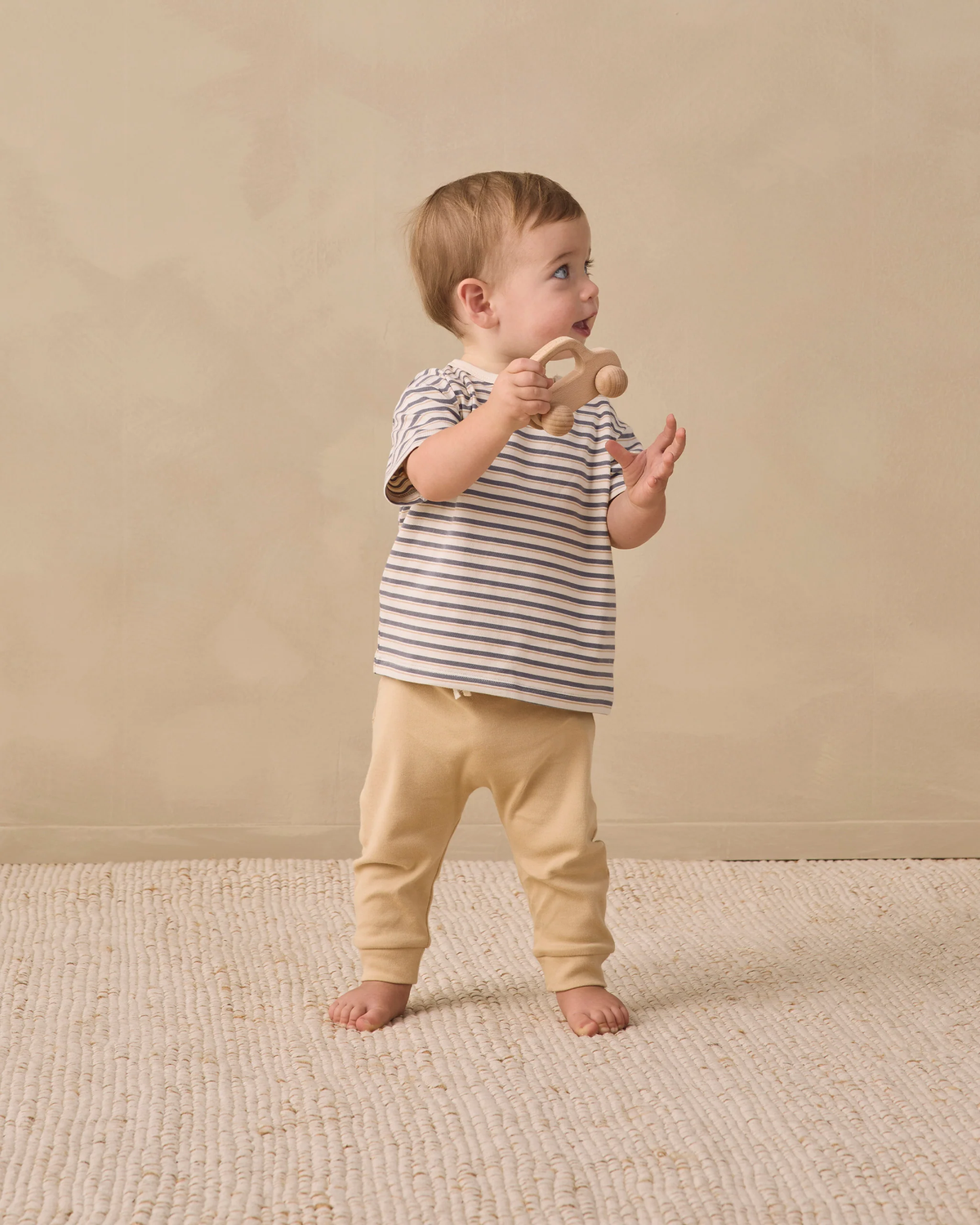 Quincy Mae DRAWSTRING PANT BUTTERSCOTCH