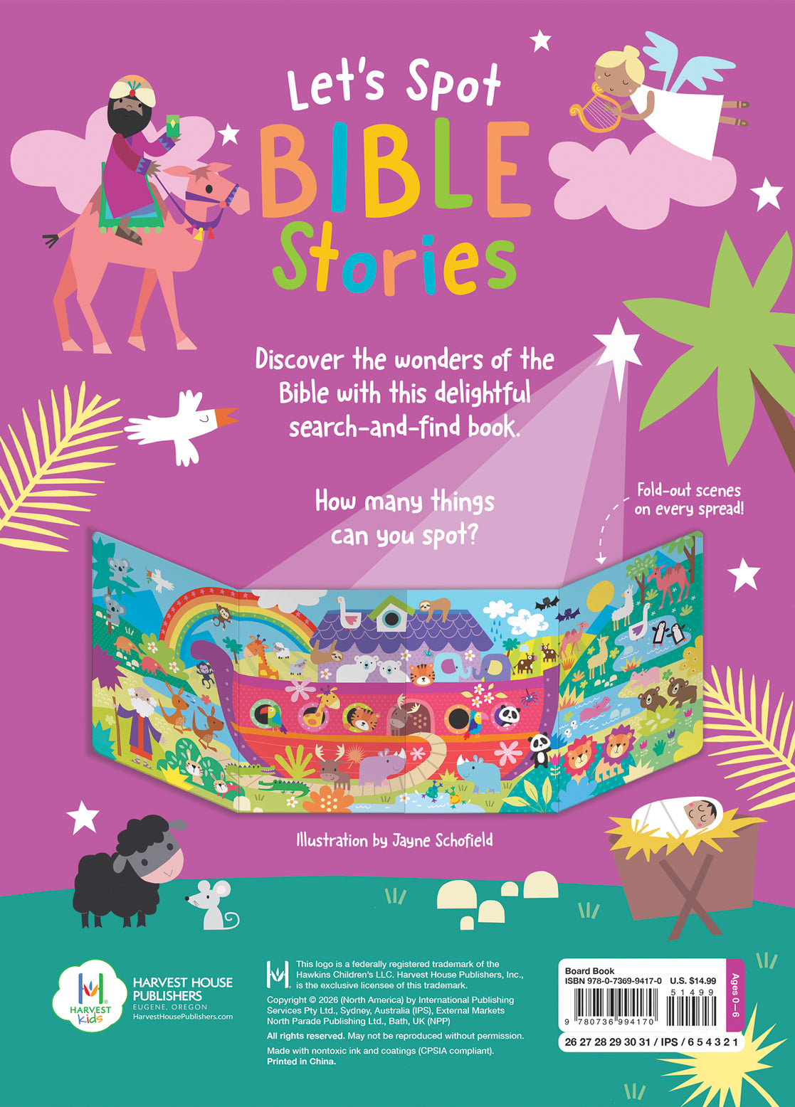 LET'S SPOT BIBLE STORIES An Interactive Seek and Find Bible Story Activity Book for Children Up to Age 6
