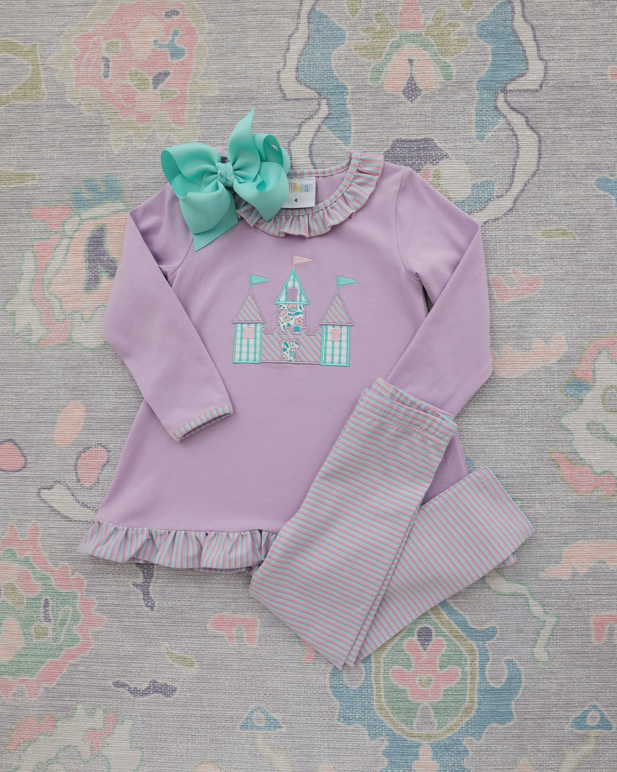 Jellybean by Smock Candy Princess Palace Ruffle Pants Set