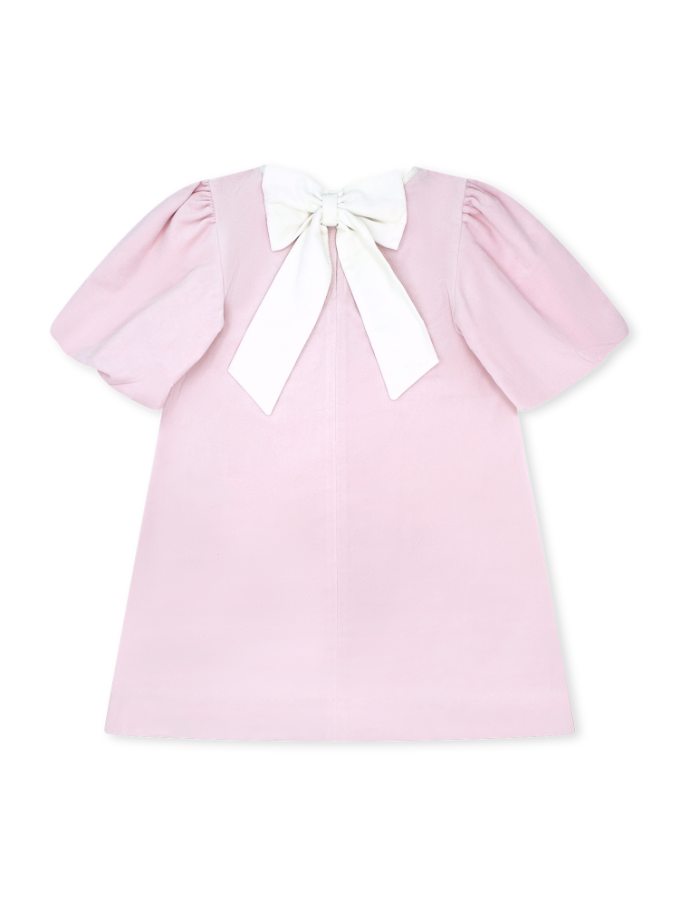 Set Proper Hallie Dress - Petite Pink Velvet