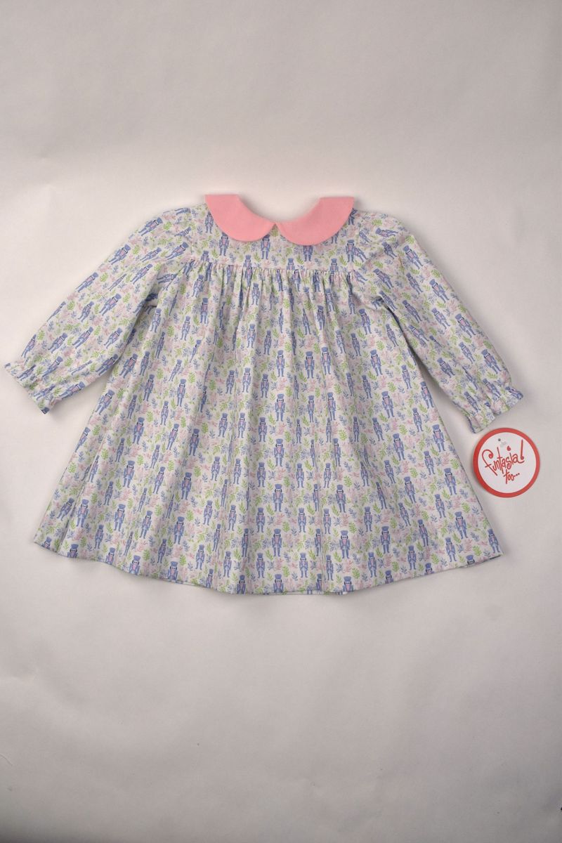 Funtasia Too *Pre-Order* NUTCRACKER PRINT FLOAT DRESS 2T