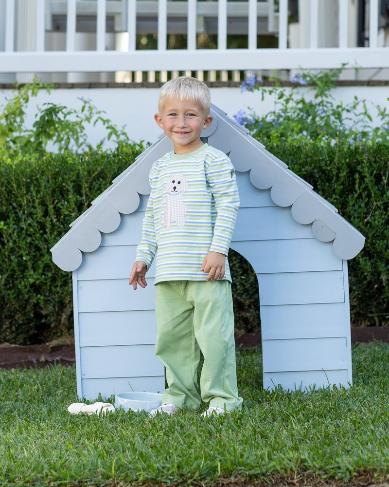 Trotter Street Kids Boy Puppy Pant Set
