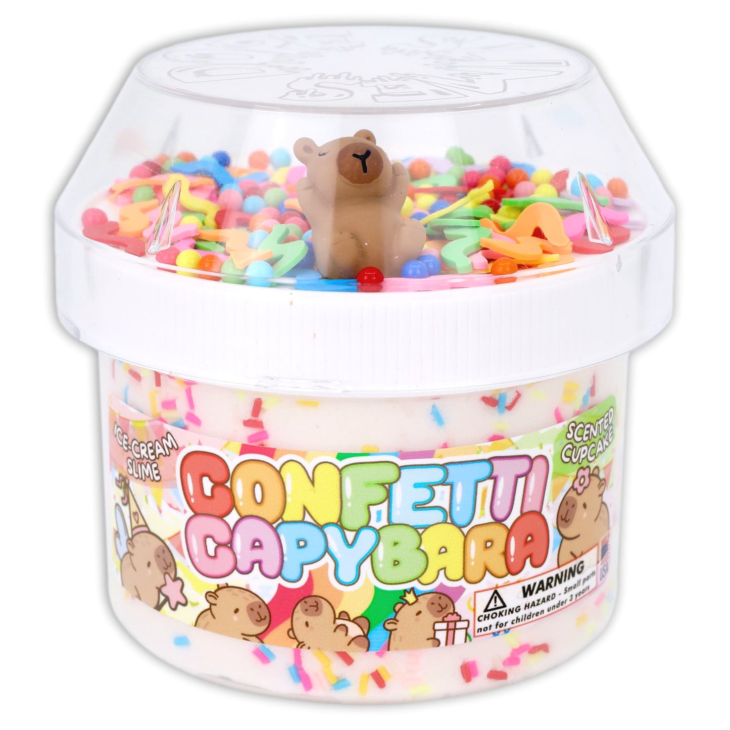 Dope Slimes- CONFETTI CAPYBARA - Persnickety Shop