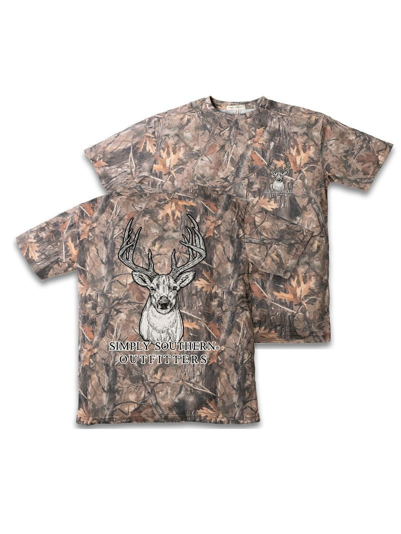 Simply Southern Boys Buck/Camo T-Shirt - Persnickety Shop