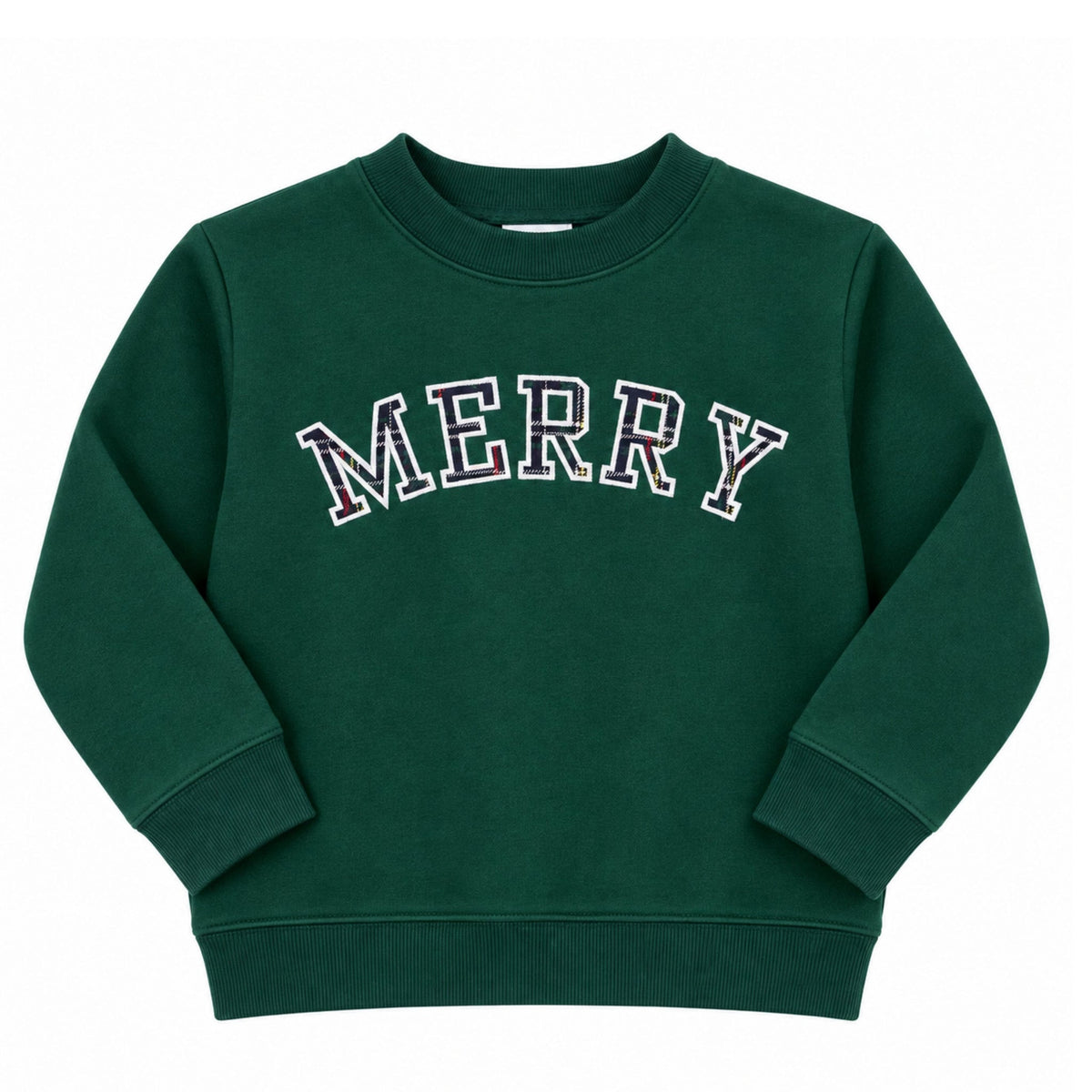 Bits & Bows Merry Plaid Signature Crewneck Sweatshirt