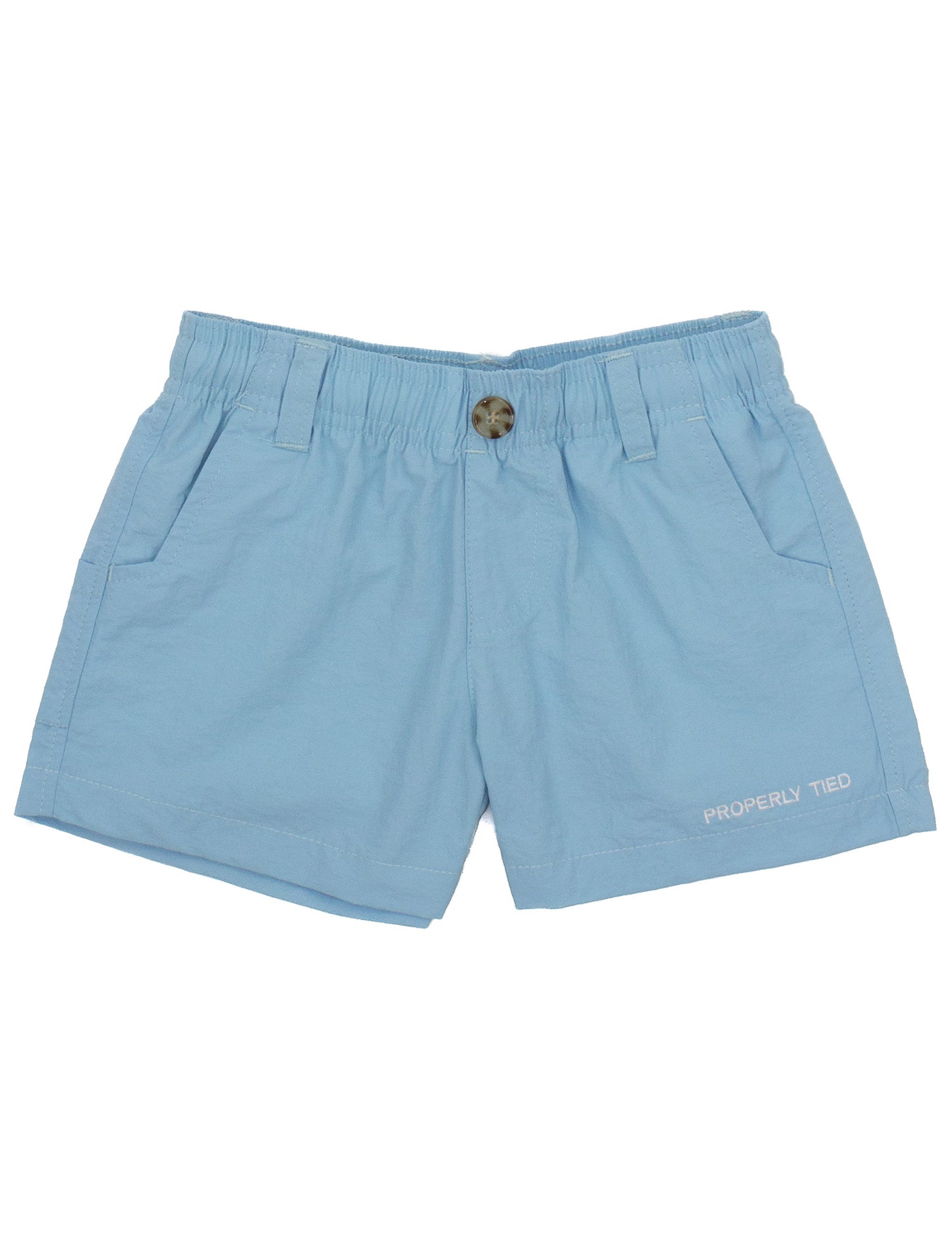 Properly Tied Boys Mallard Short Aqua - Persnickety Shop