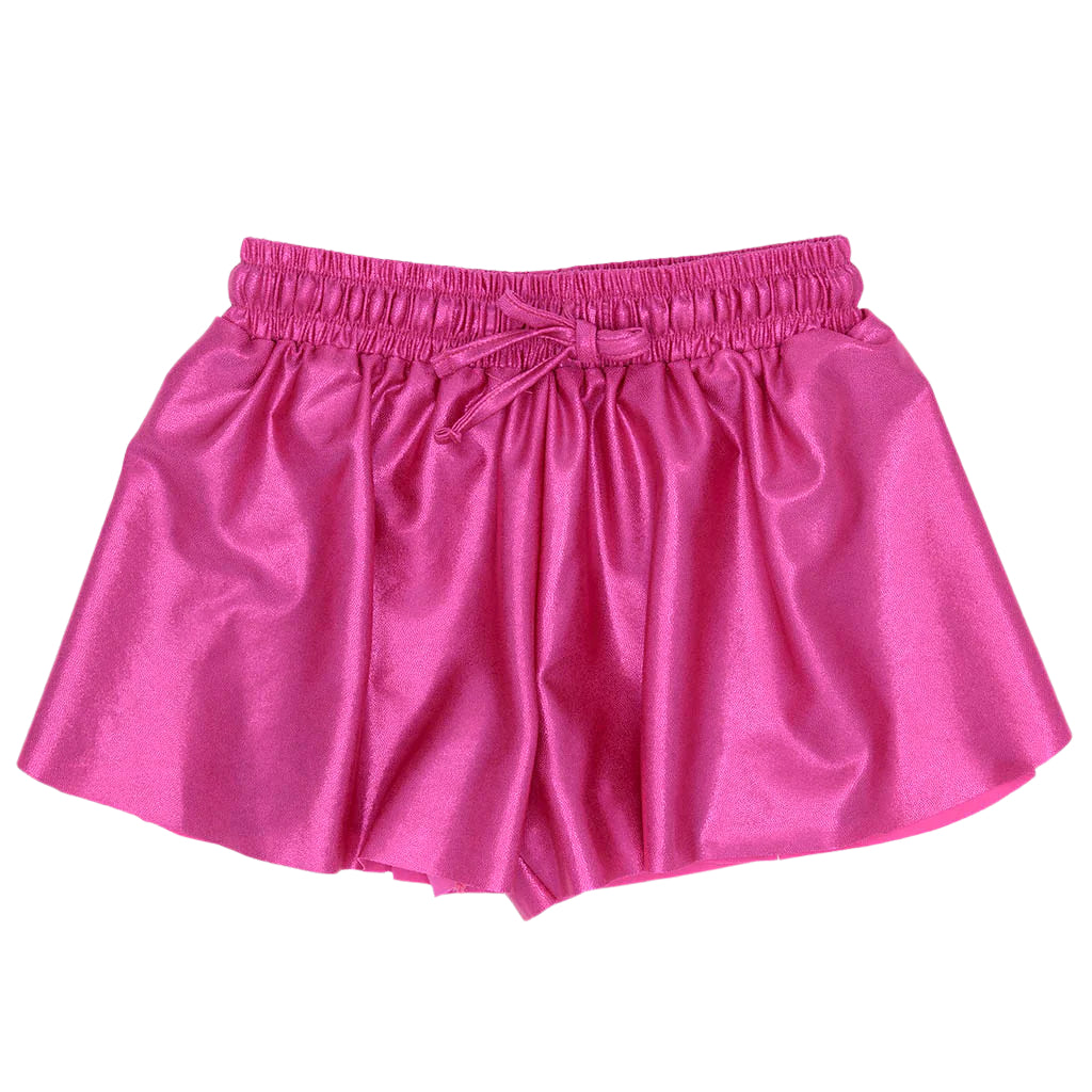 Azarhia Shimmer Hot Pink Butterfly Shorts