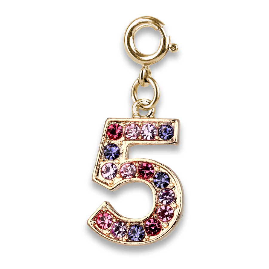 CHARM IT® Gold Pink Multi 5 Charm