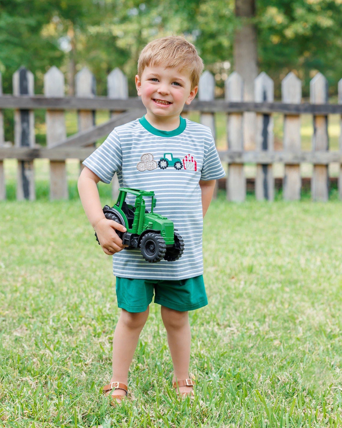 Jellybean Boy's Farm Days Short Set - Persnickety Shop