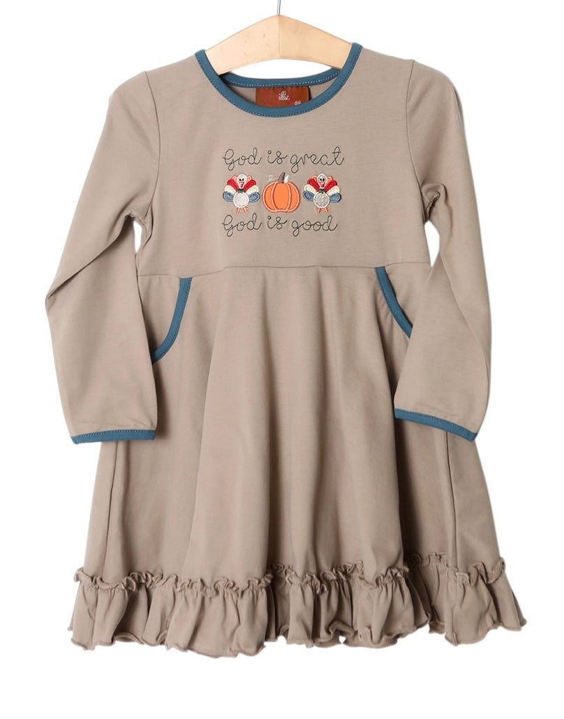 Millie Jay God Is Great Turkey Long Sleeve Dress