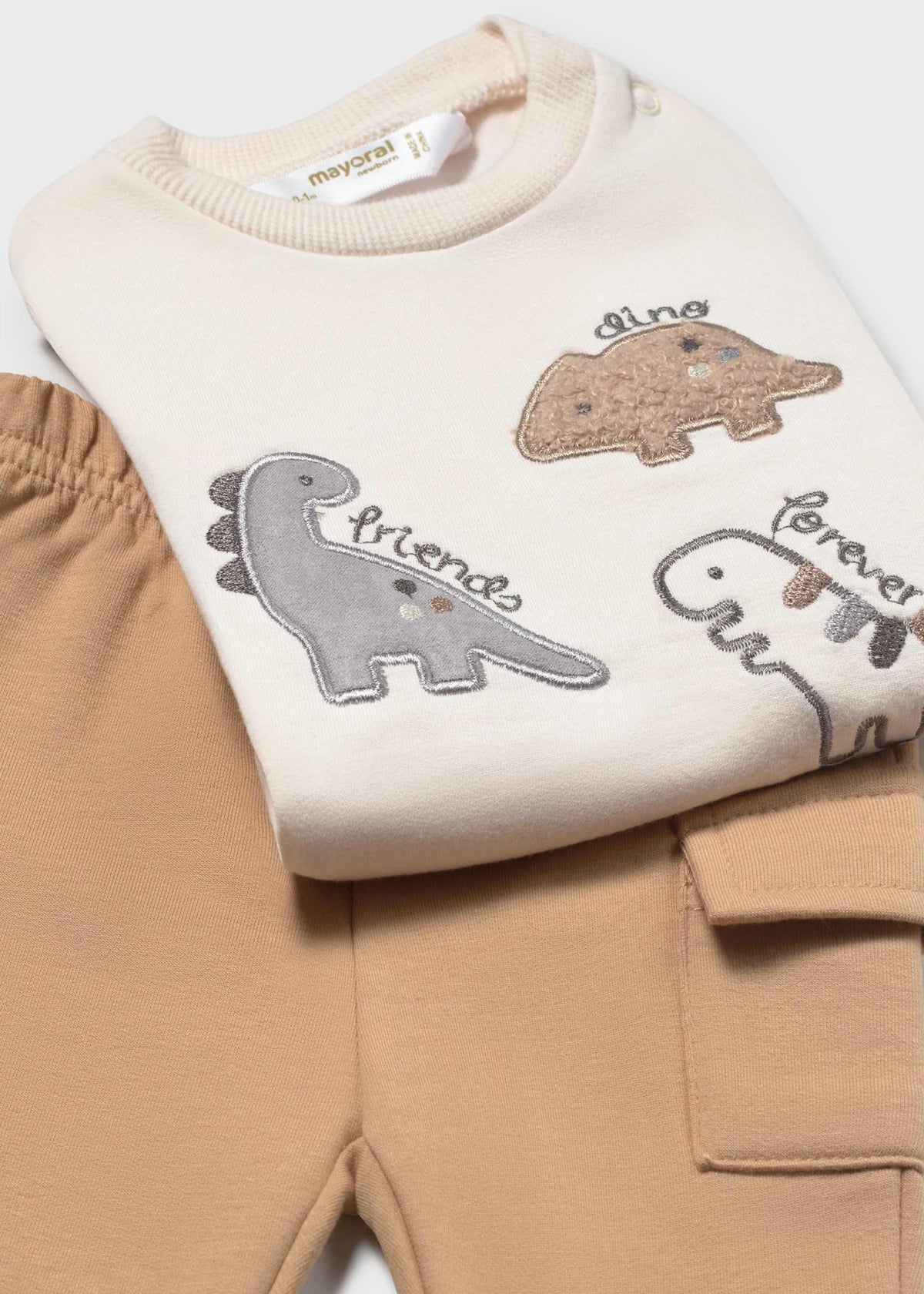 Mayoral Baby Boy Dinosaurs Caramel Boy 4-Piece Set