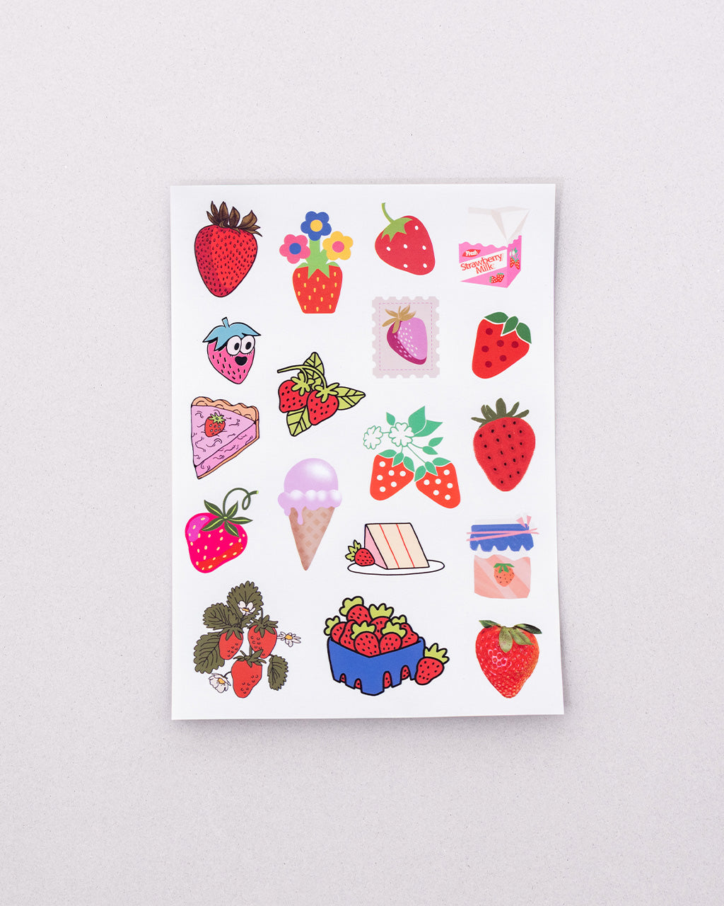 STRAWBERRY SCENTED STICKERS Ban.Do