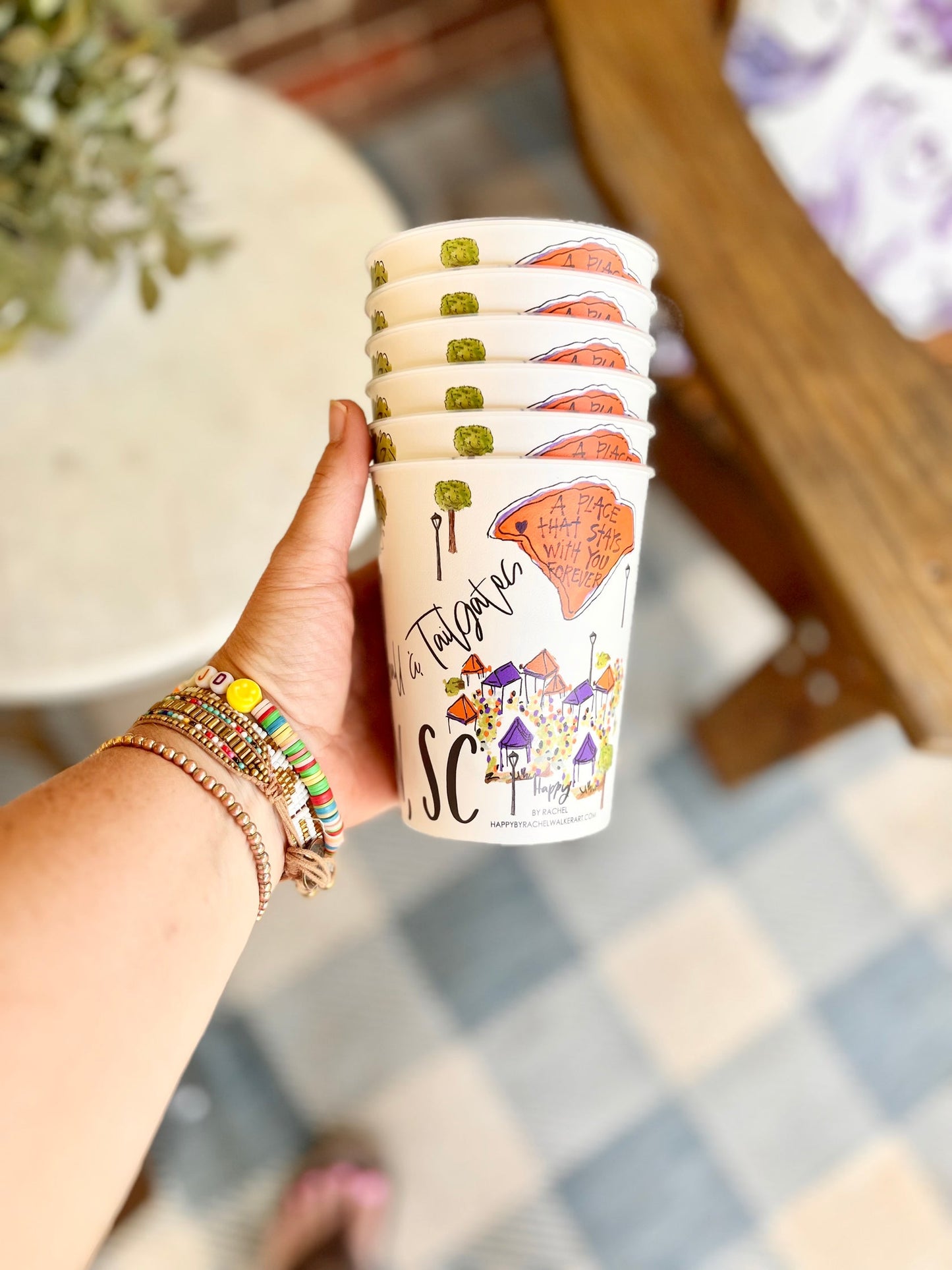 HAPPY BY RACHEL Clemson, SC Reusable Party Cups - Persnickety Shop