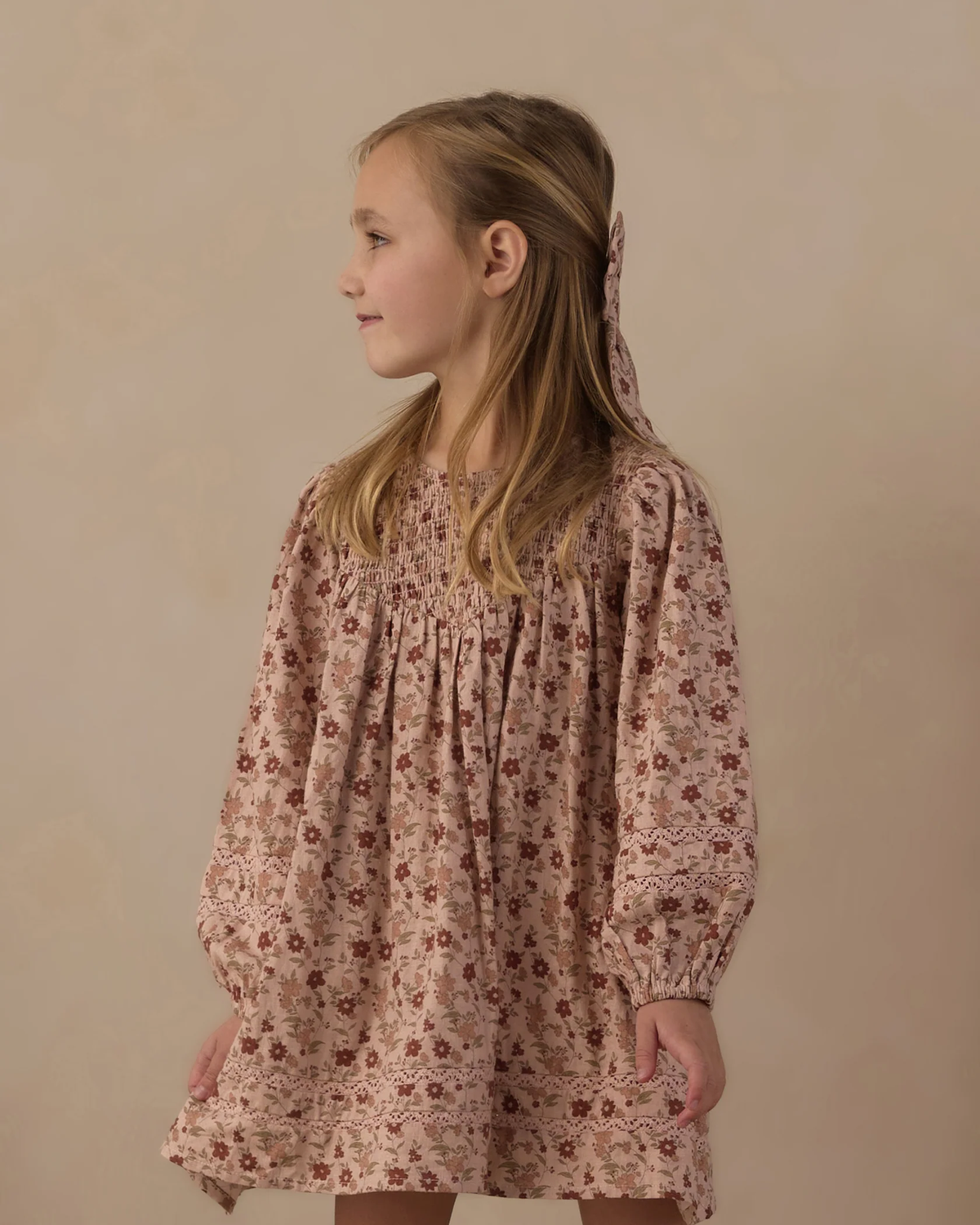RYLEE + CRU SELENE DRESS PINK FLORAL