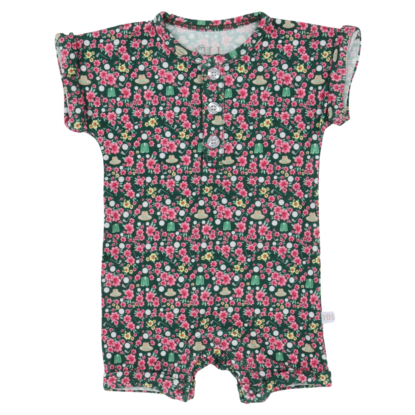 Boys Azalea Button Romper - Persnickety Shop