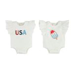 Girls Patriotic Onesie - Persnickety Shop