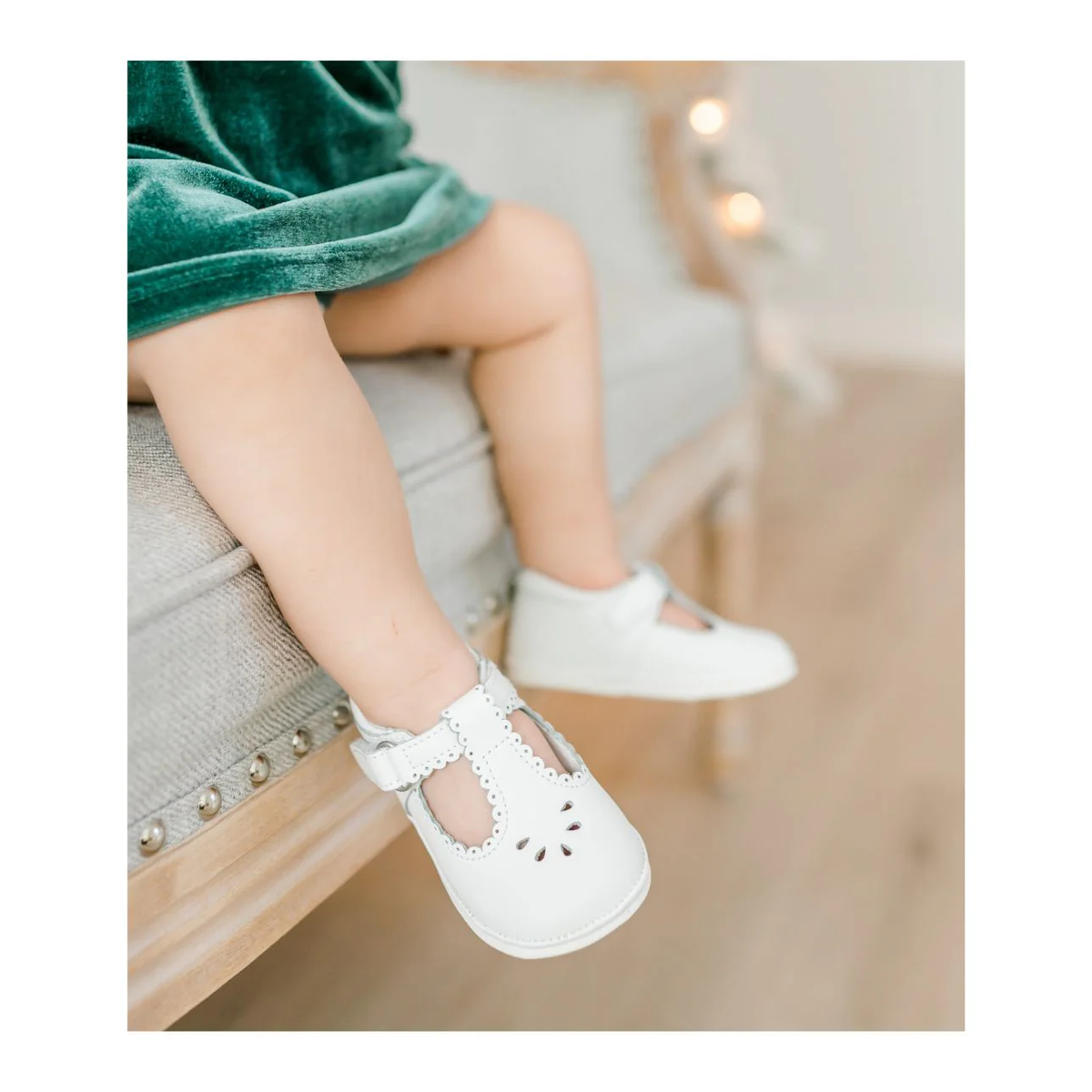 Angel Baby Dottie Scalloped T-Strap Mary Jane - Persnickety Shop