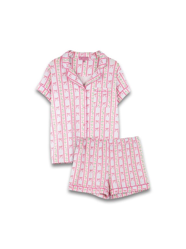Simply Southern Bow Short Set Pajamas - Persnickety Shop